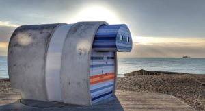 Telescope Beach Hut, Eastbourne