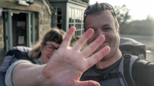 Setting Off from the Robin Hood Inn