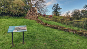 The most westerly wall on the walk