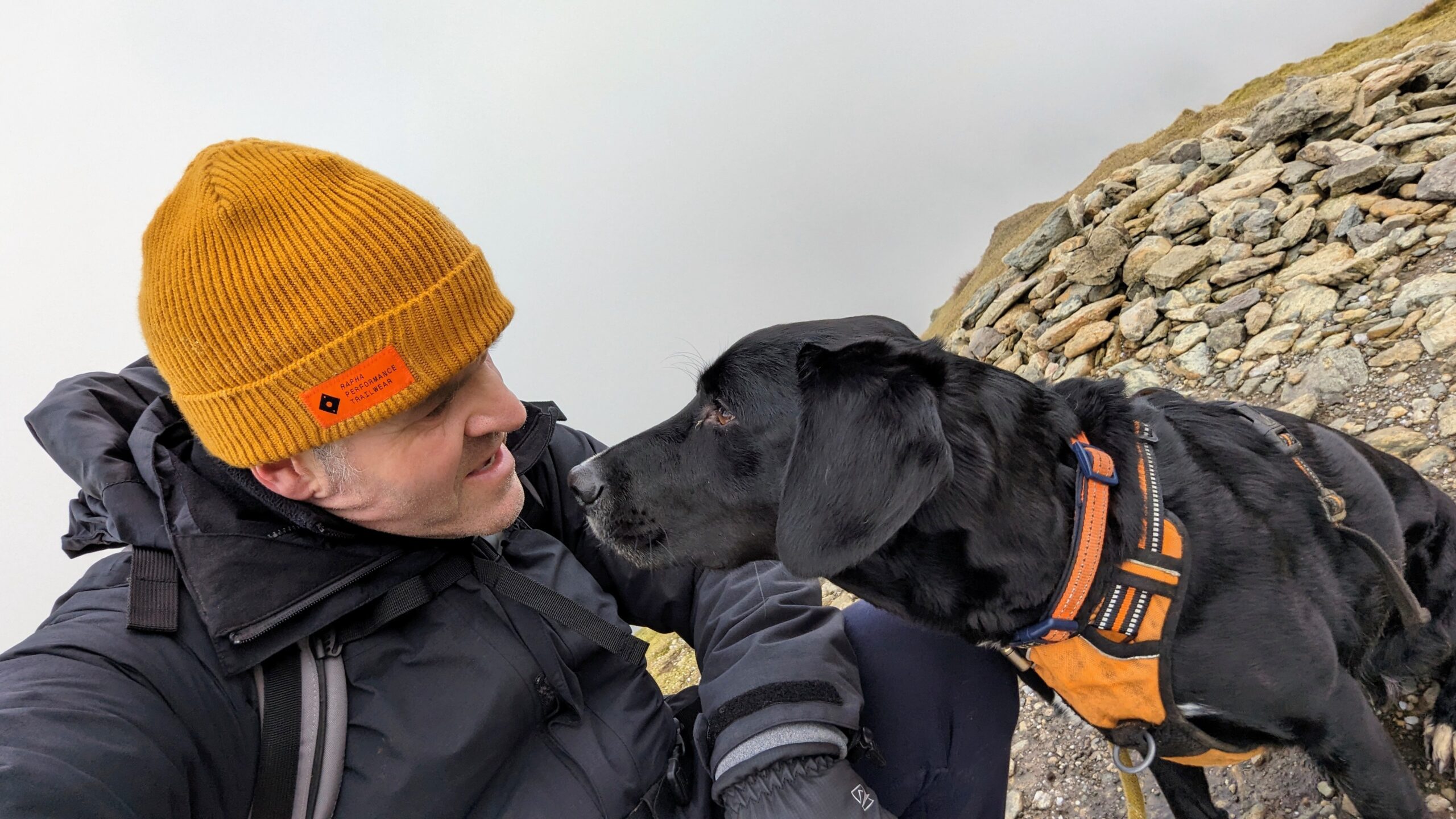 Henry and I at the top of Helvellyn