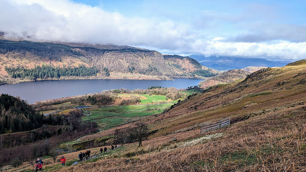 Looking Back Down from the Lower Slopes