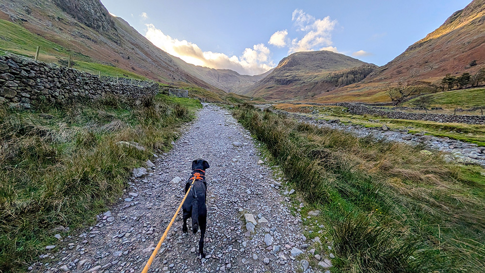 Setting off from Seathwaite