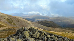 The winding descent