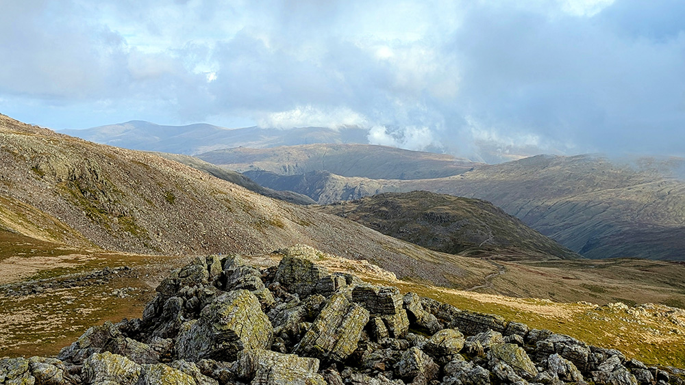 The winding descent