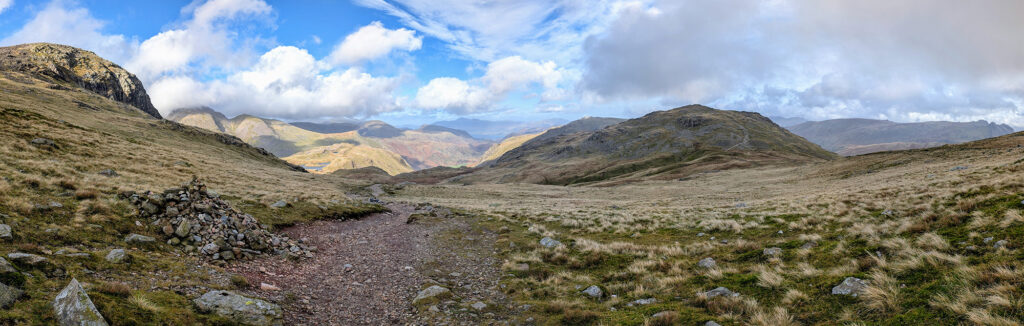 Panorama near Esk Hause