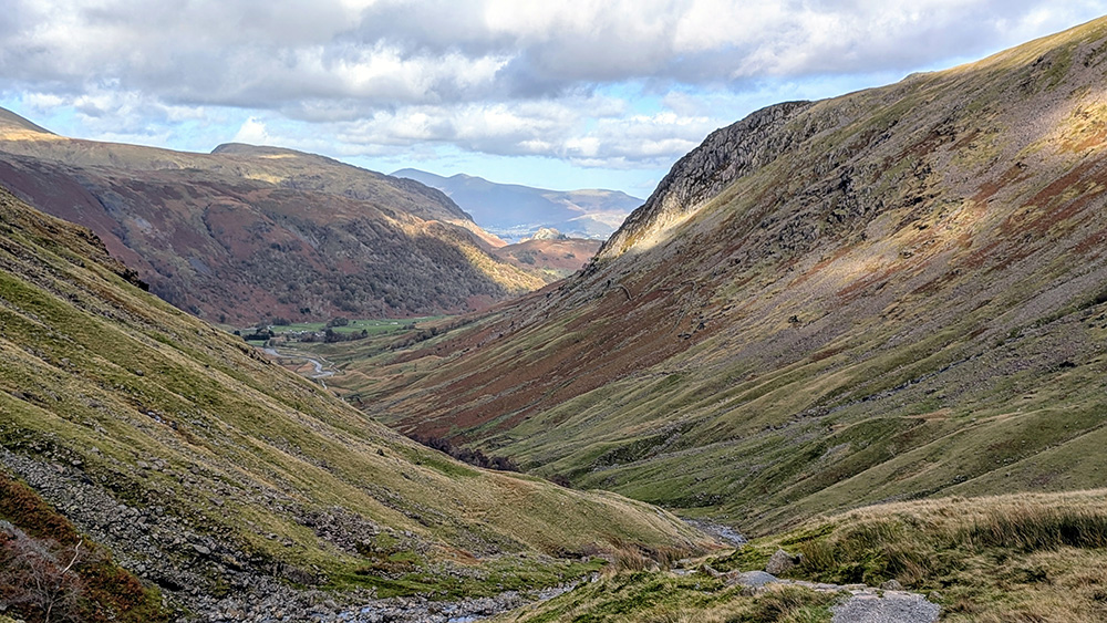 Seathwaite hoving into view
